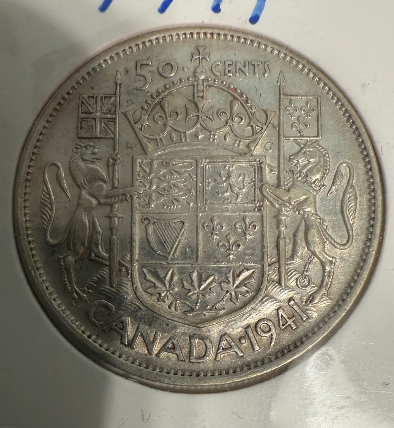 Vintage Canadian Silver half dollar image indicator(8)