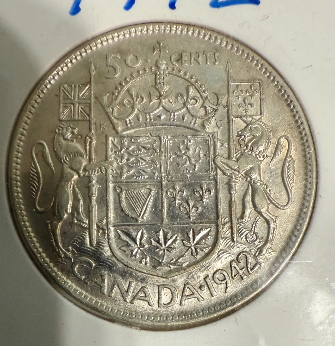 Vintage Canadian Silver half dollar image indicator(9)