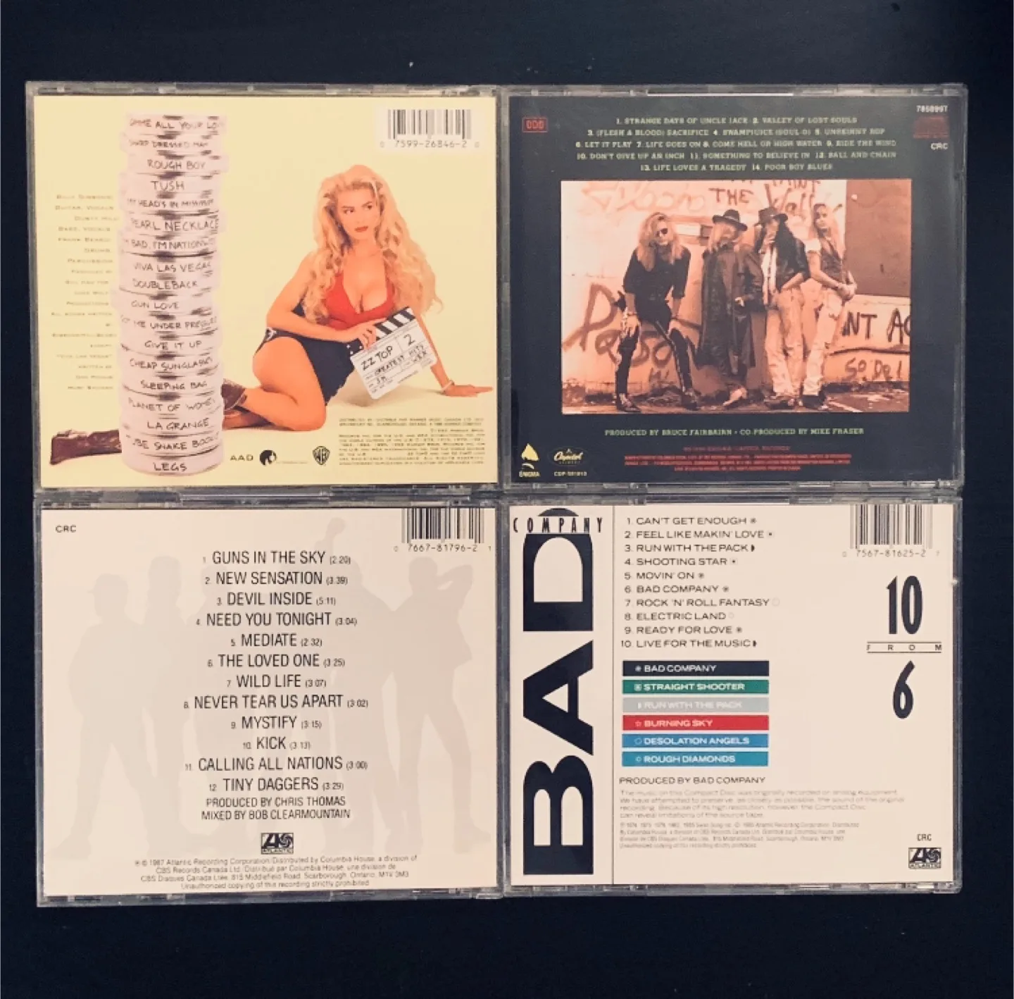 Lot of 4 Classic Rock CDs image indicator(2)