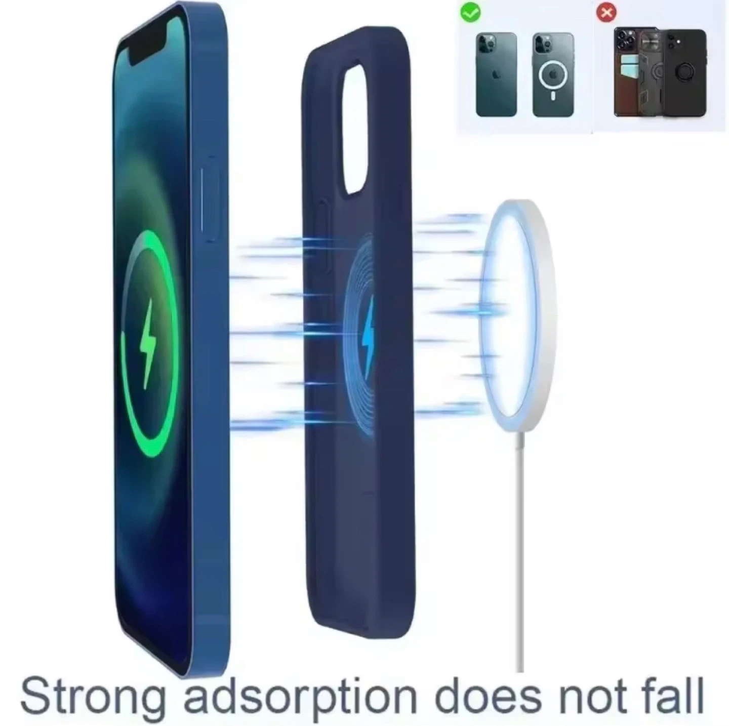 Original Magnetic Wireless Charging iPhone 16 15 14 13 12 USB C - photo 3