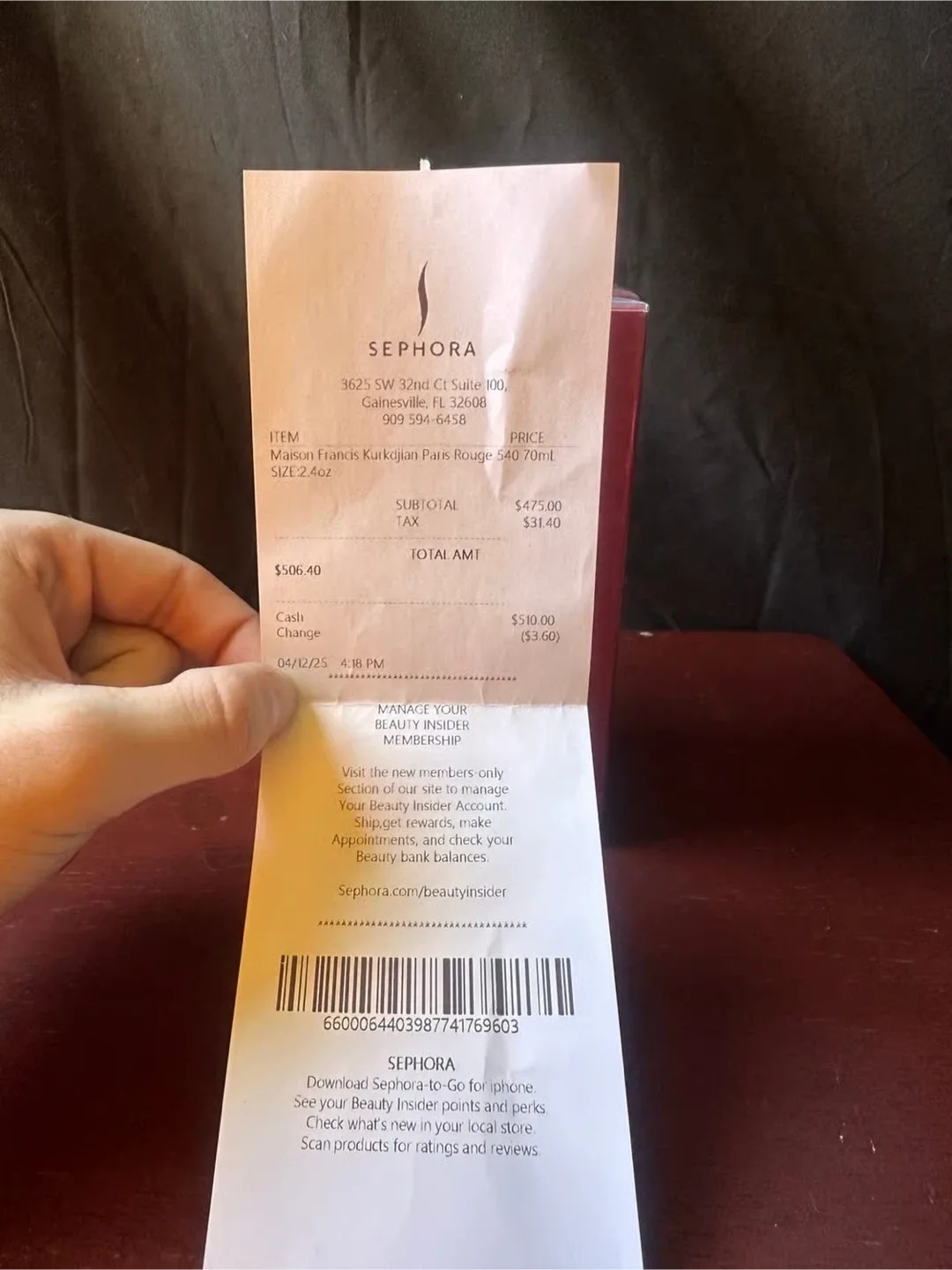 Maison Francis Kurkdjian Baccarat Rouge 540 (2.4oz) image indicator(3)