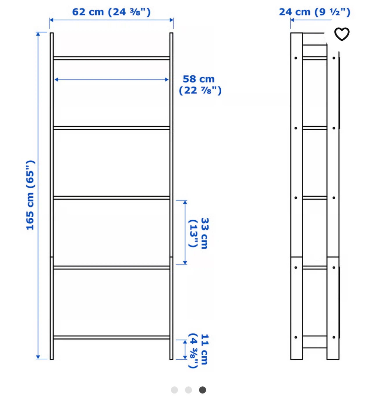IKEA LAIVA Shelf Unit - Dark Grey/Brown - photo 3