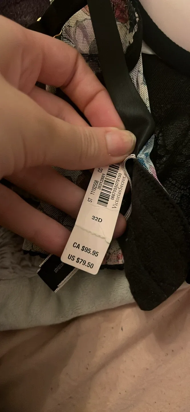 Victoria's Secret Floral Bra/ Corset- Size 32D image indicator(5)