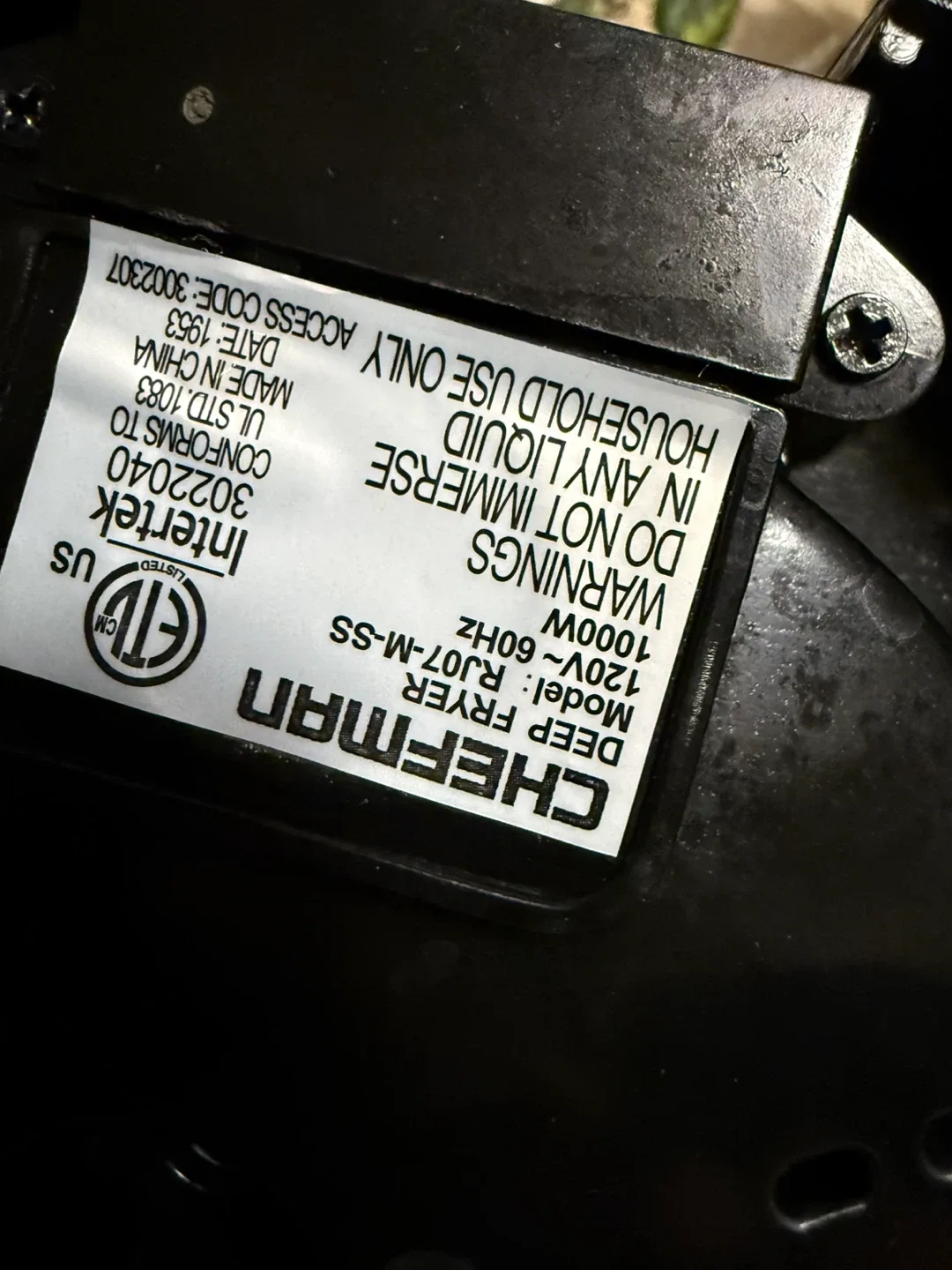 Chefman Deep Fryer image indicator(8)