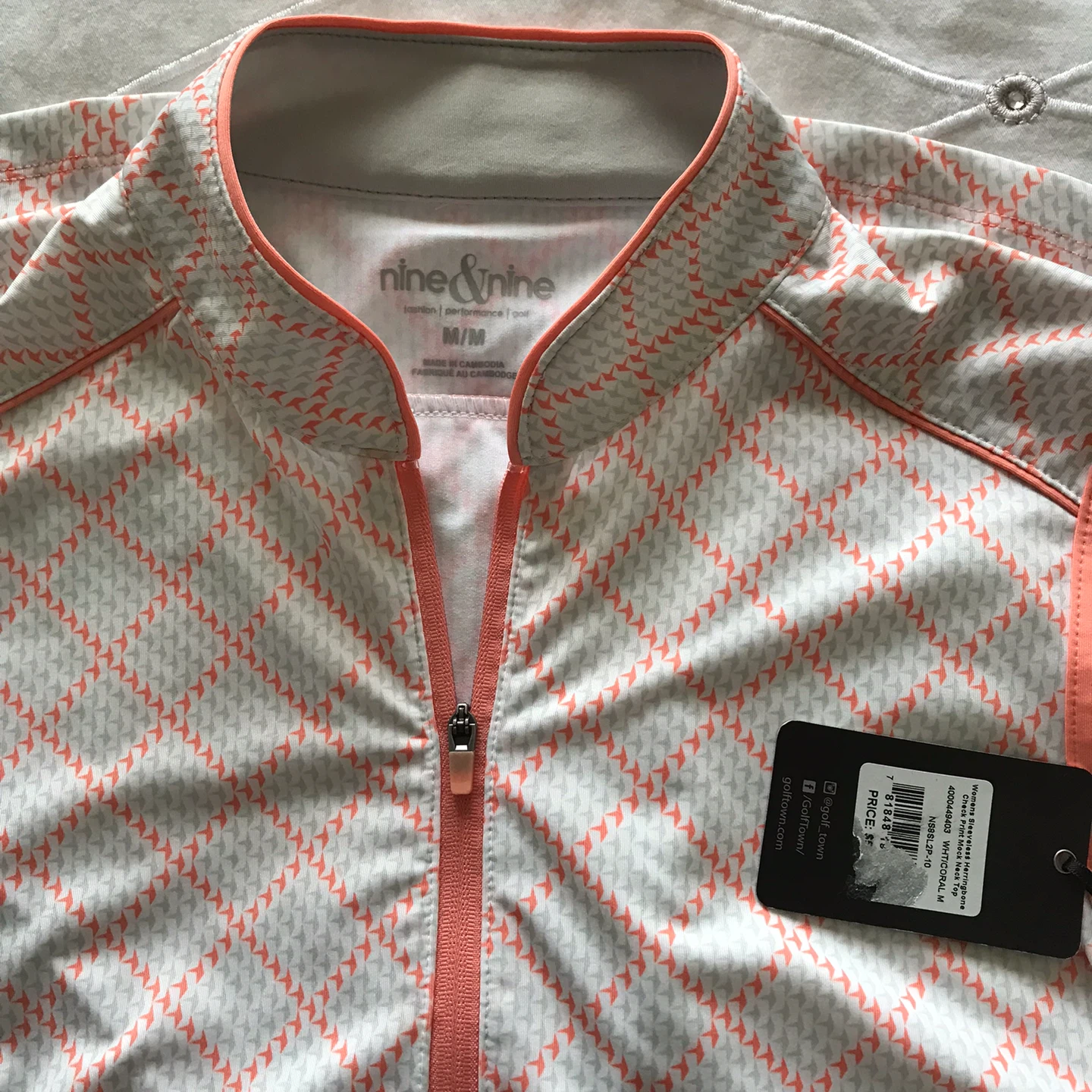New Nine & Nine Golf Sleeveless Top - M/M