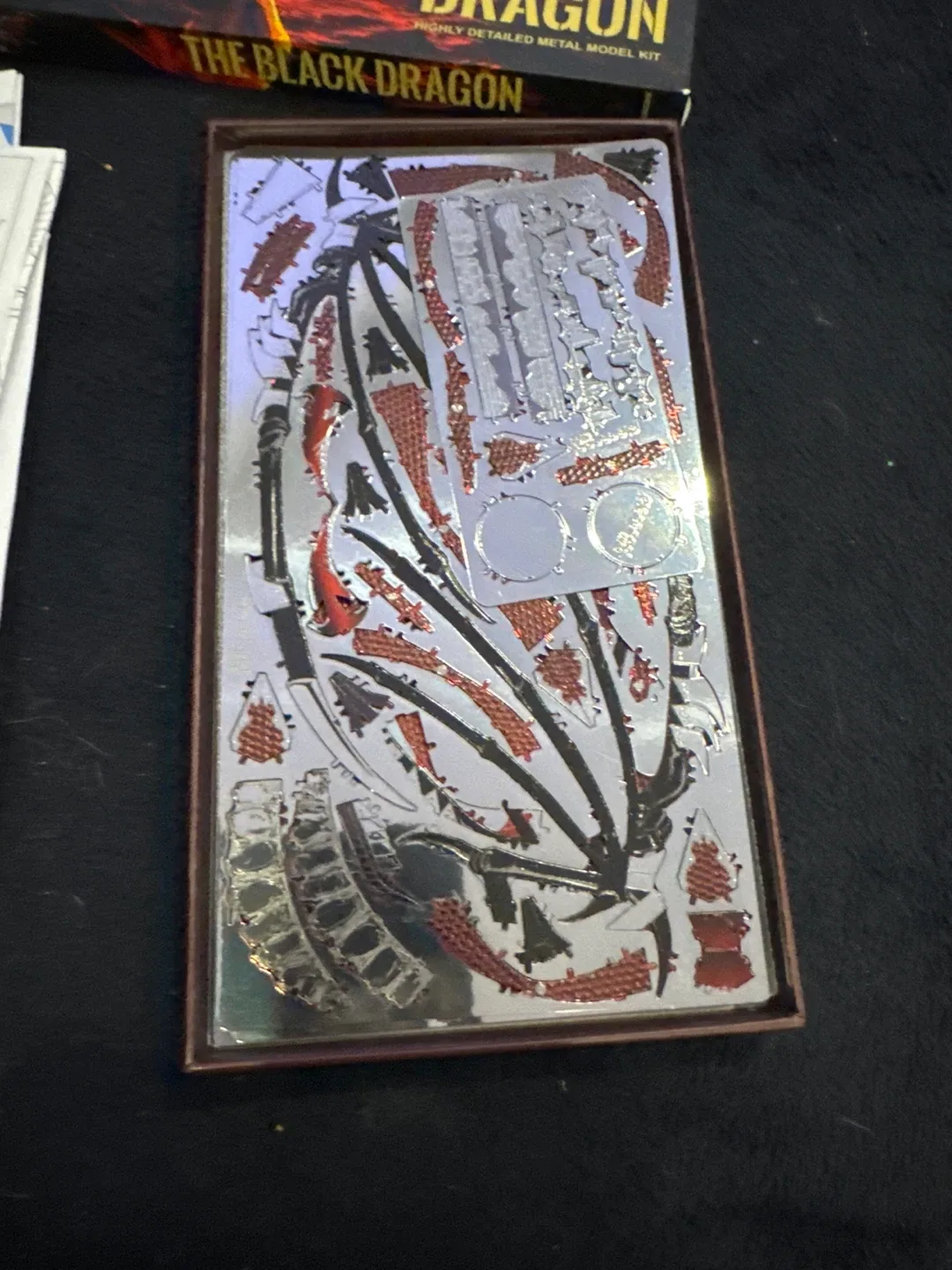 Piececool The Black Dragon 3D Metal Model Kit image indicator(3)