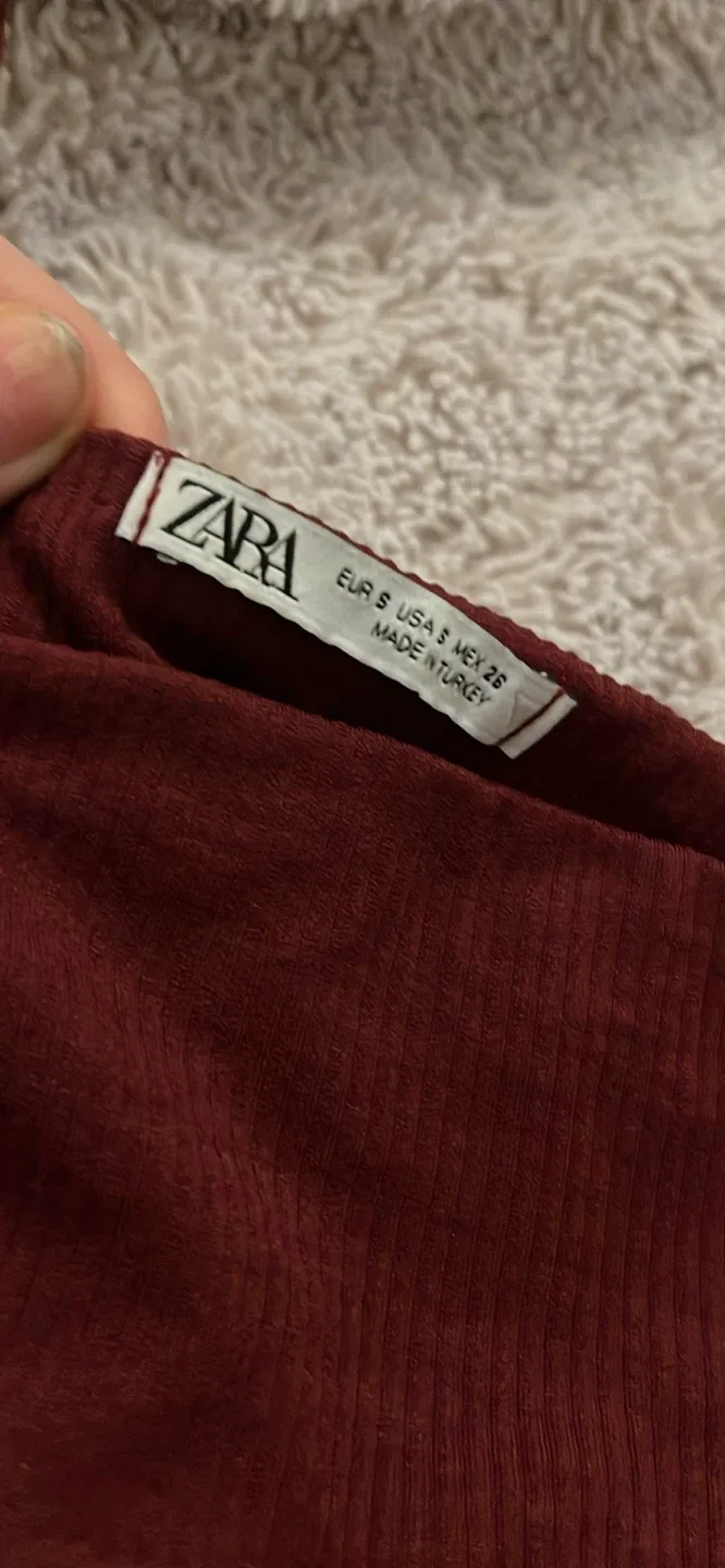 Zara Maroon Body Suit - Size S image indicator(2)