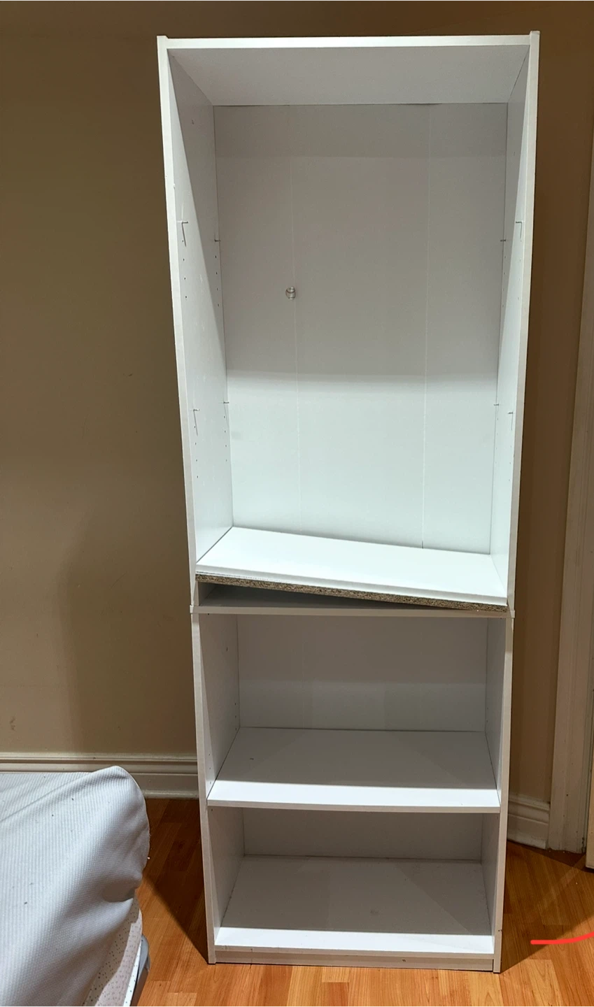 White Bookshelf
