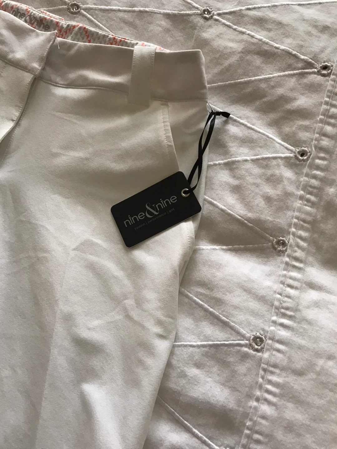 Nine & Nine White Golf Shorts - Size 6 - photo 2