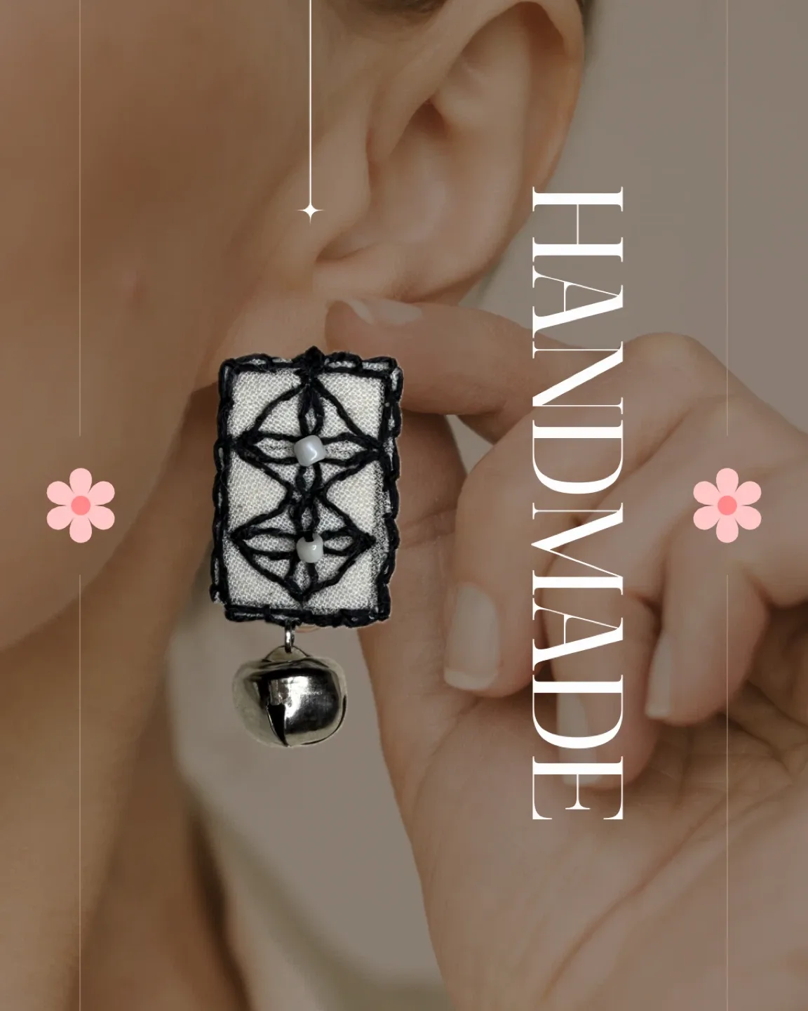 Handmade Bell Earrings