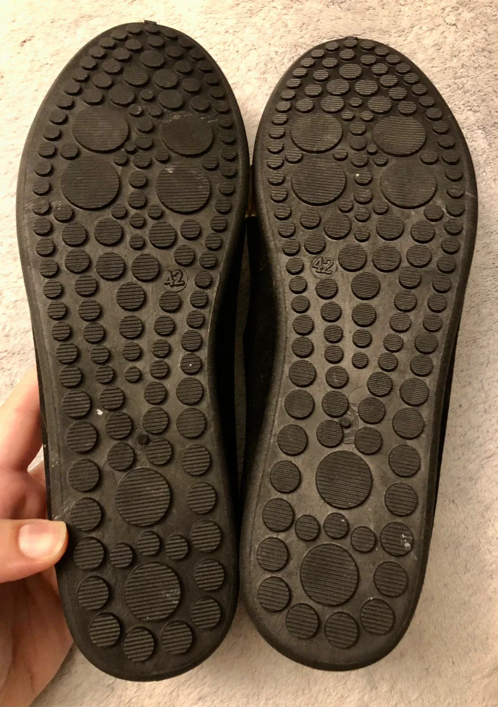 Black Loafers with Gold Accent - Size 42 image indicator(5)