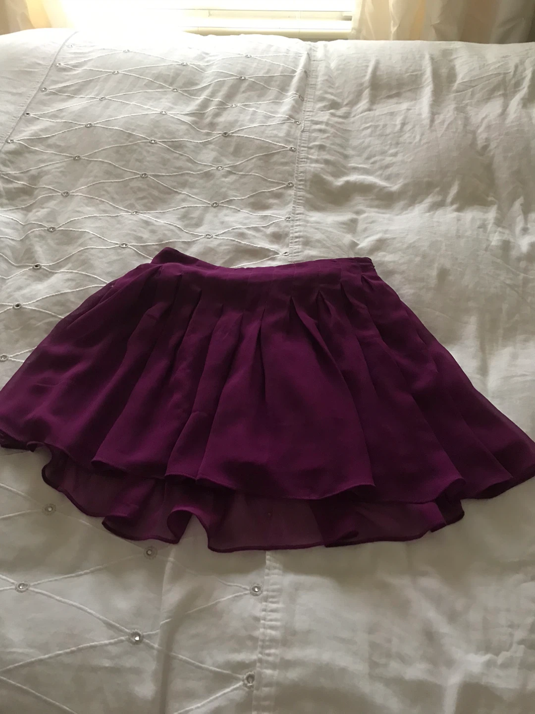 BCBG Generation Purple Skirt - Size 2 - photo 3