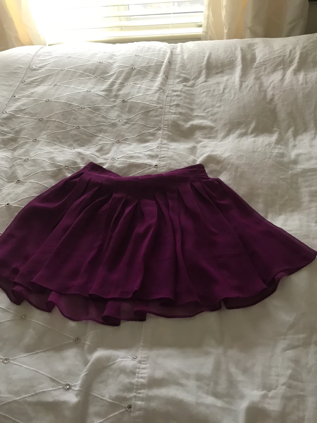 BCBG Generation Purple Skirt - Size 2