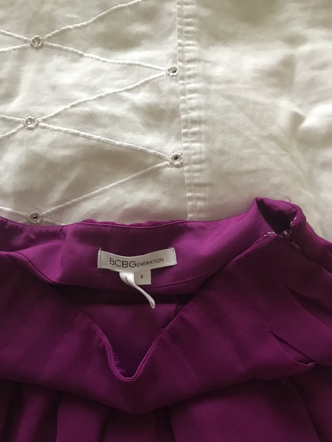 BCBG Generation Purple Skirt - Size 2 - photo 2
