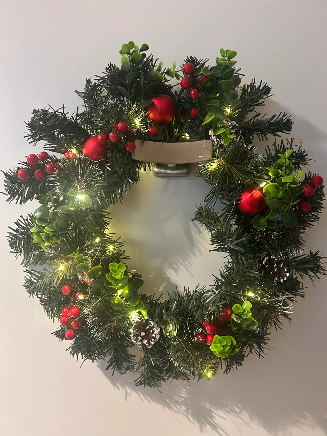 Christmas Wreath with Lights
