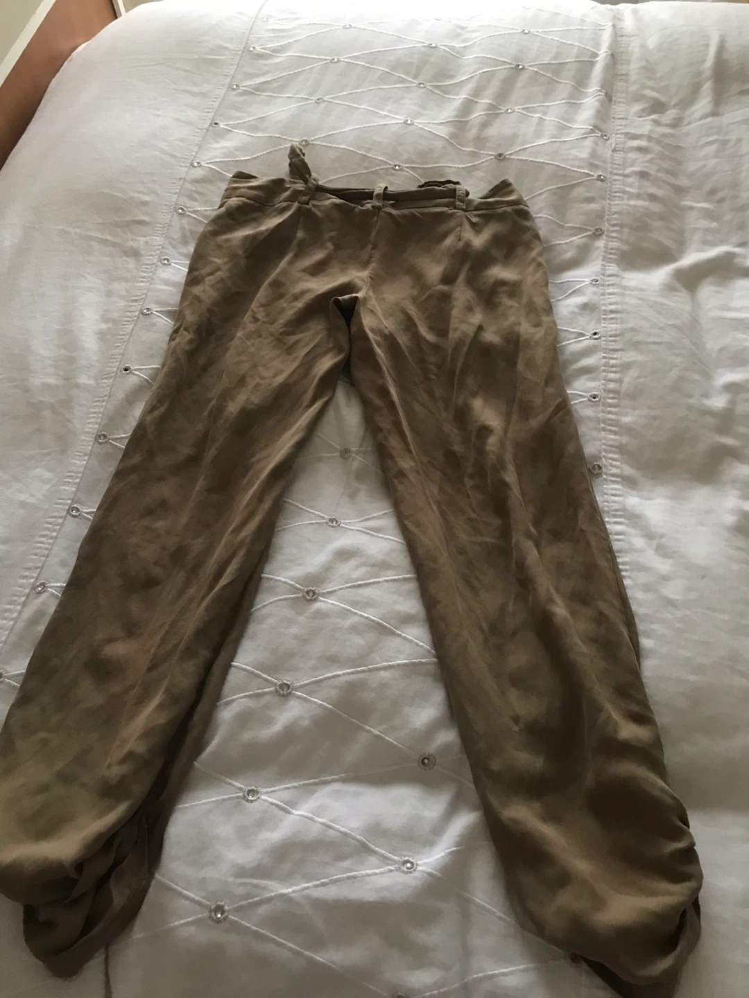 Bebe Beige Pants - Size 4