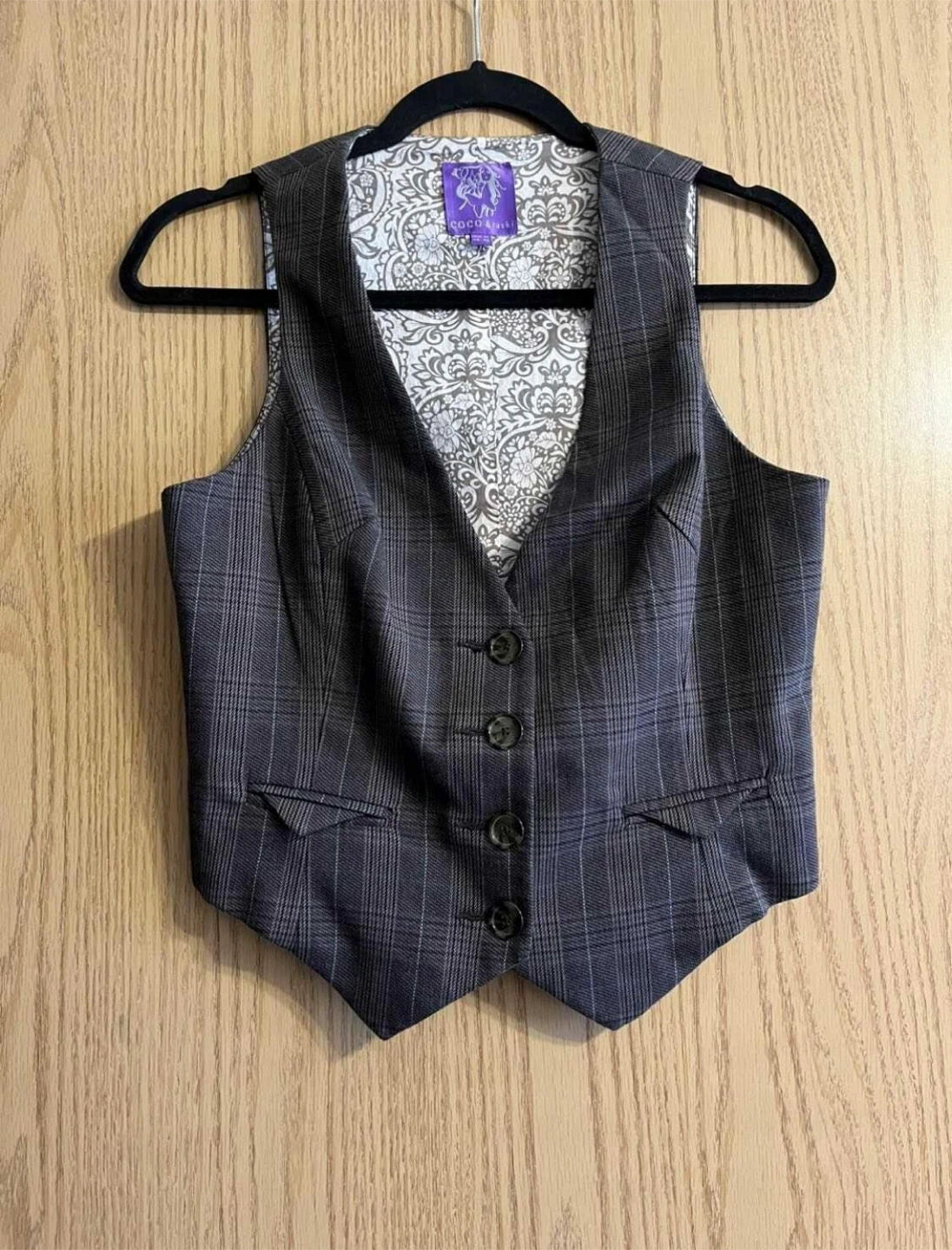 LADIES COCO & TASHI VEST  (Size Medium)