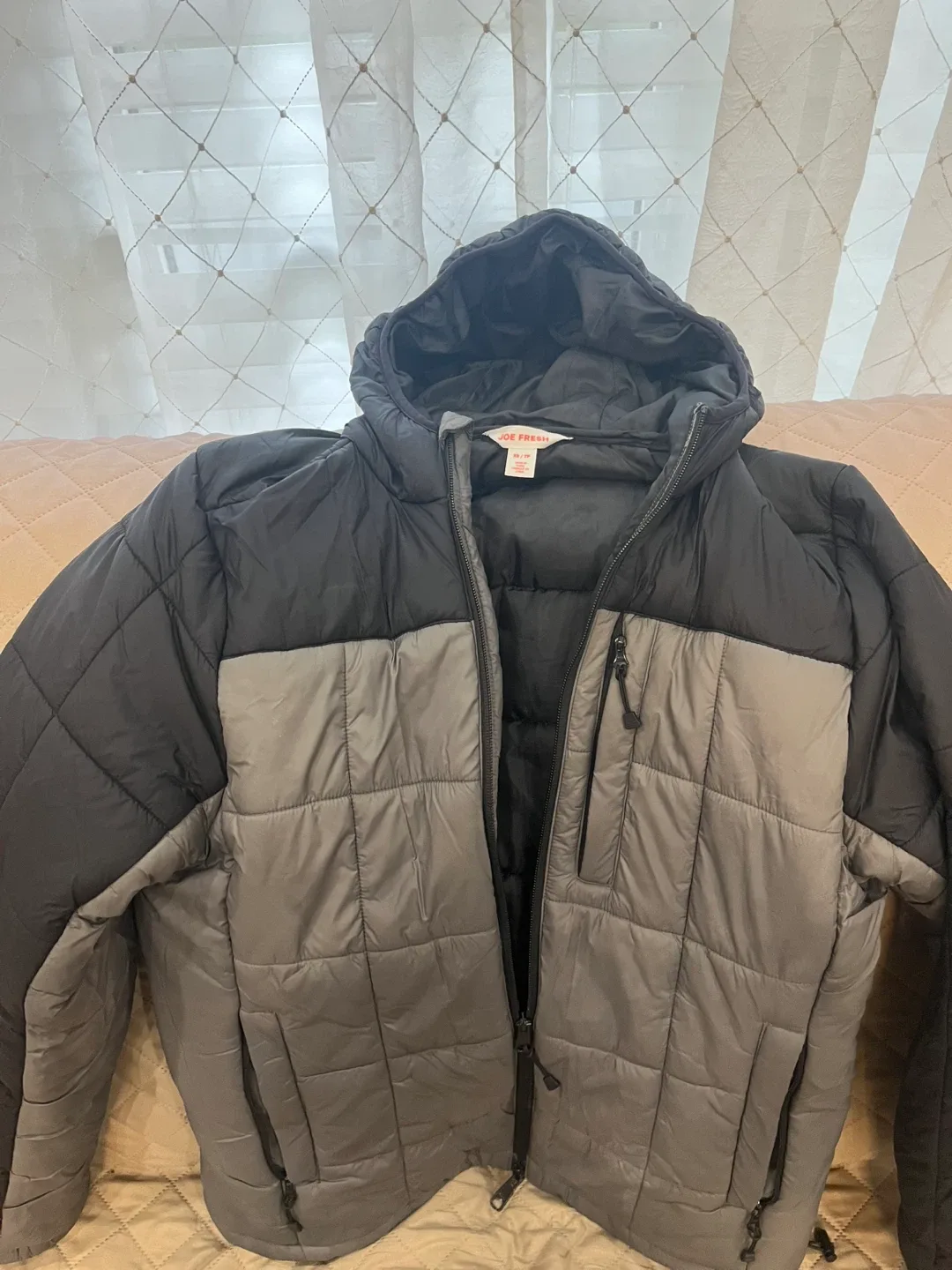 Joe Fresh Puffer Jacket - Grey & Black image indicator(2)