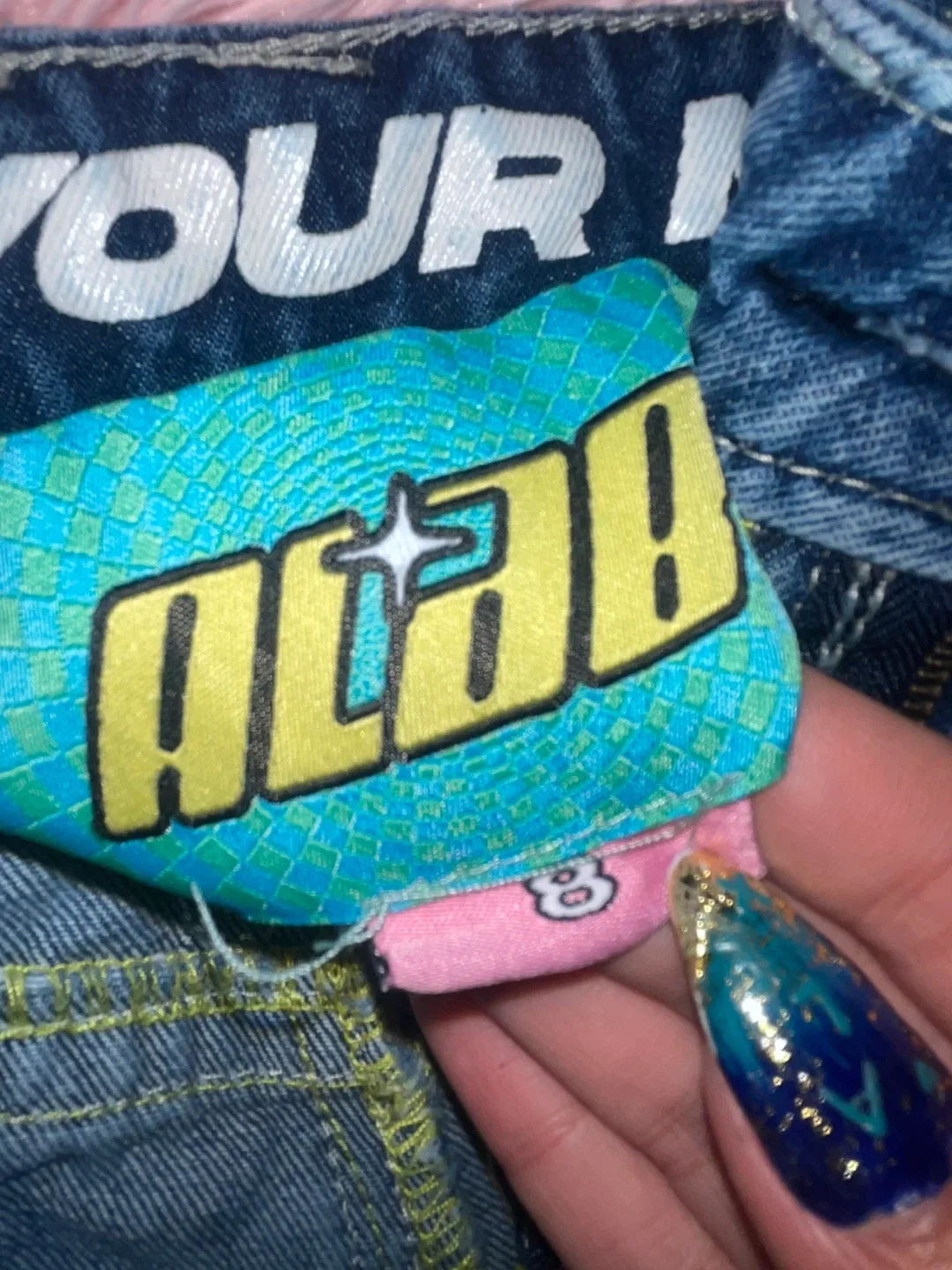 ACAB! Y2K Wide Leg Jeans image indicator(4)