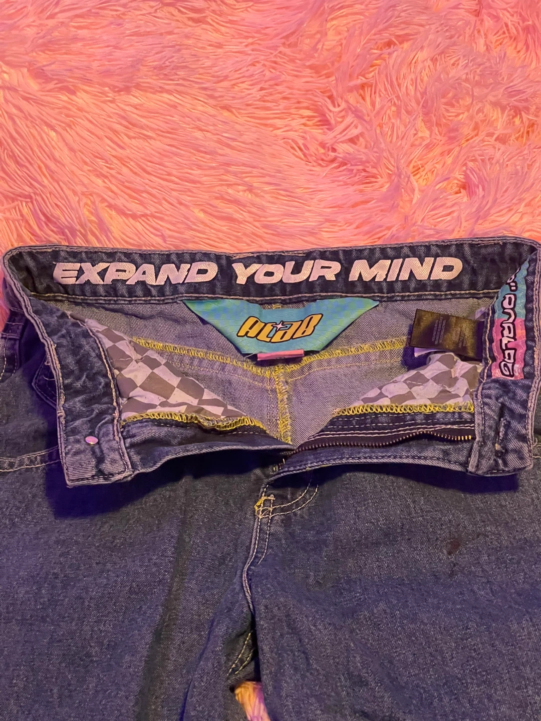ACAB! Y2K Wide Leg Jeans