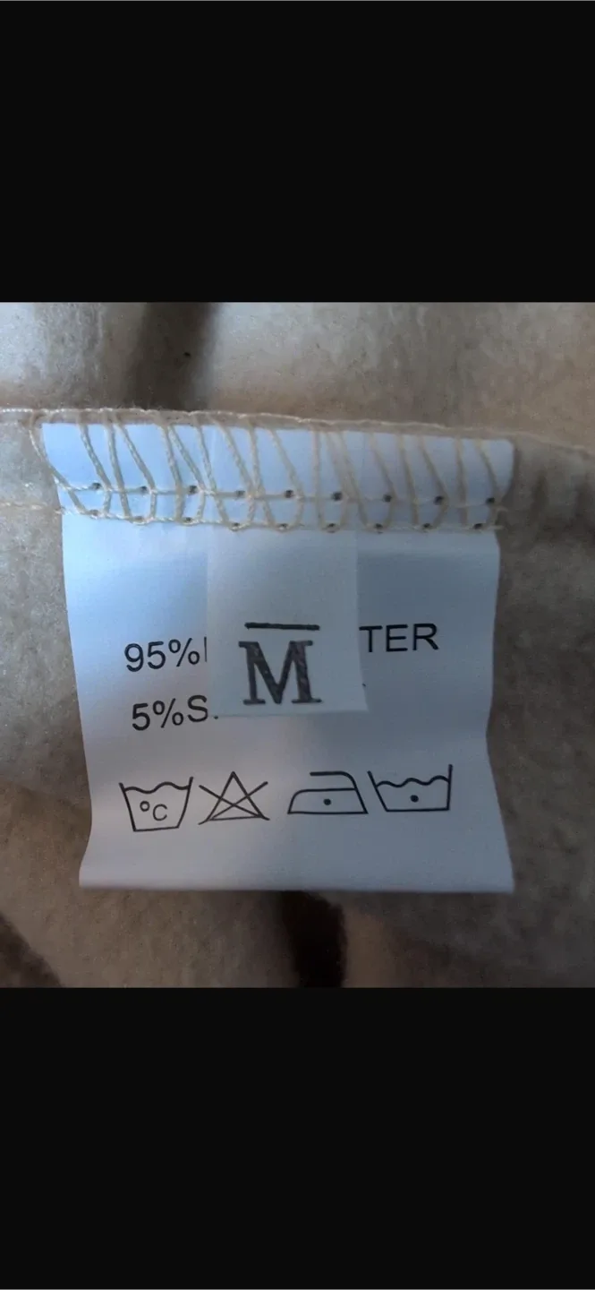 NEW! Beige Fleece Quarter Zip Pullover - Women's image indicator(9)