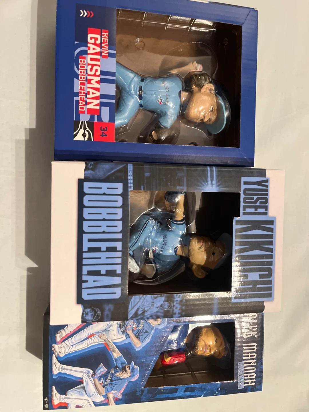 Blue Jays Bobbleheads Kevin Gausman, Yusei Kikuchi, Alek Manoah