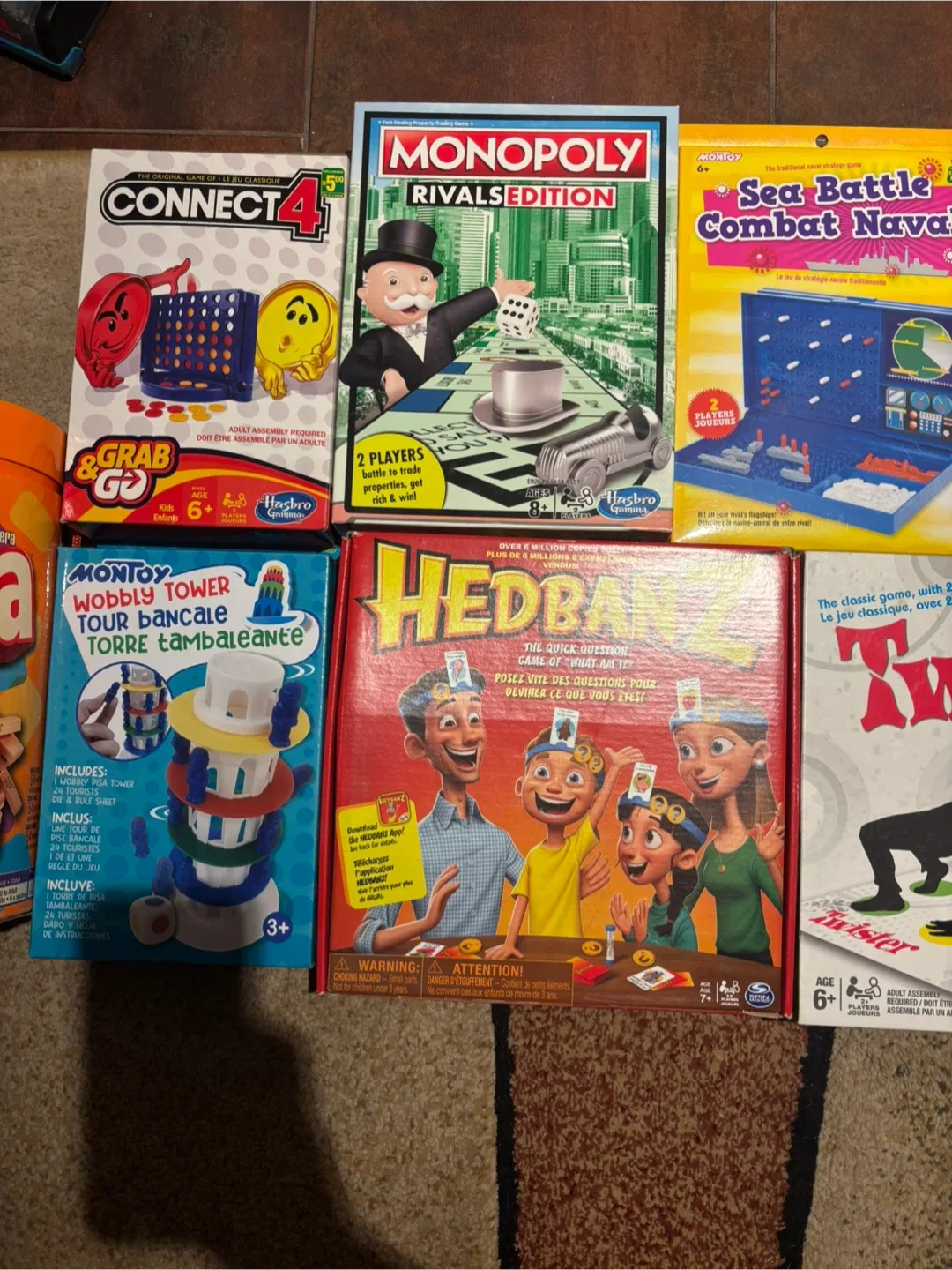 Board Games Bundle: Jenga, Connect 4, Monopoly, and More! image indicator(4)