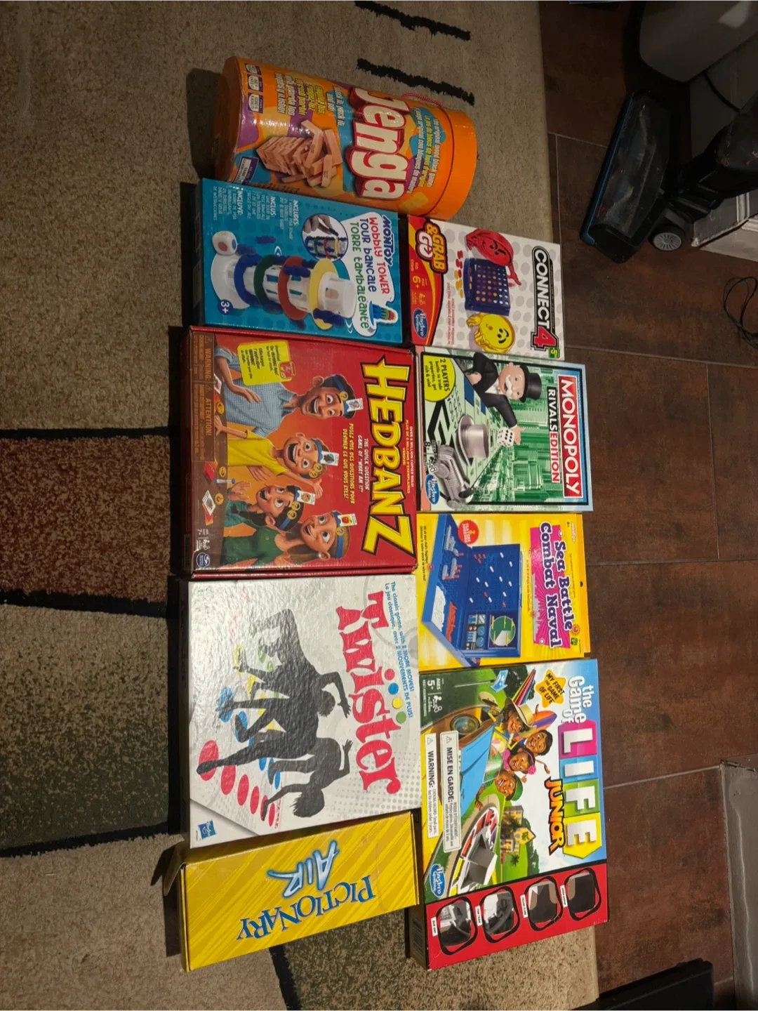 Board Games Bundle: Jenga, Connect 4, Monopoly, and More!