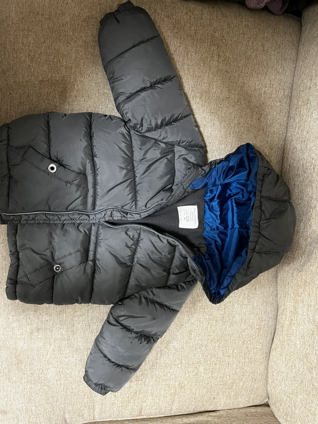 Zara Baby Boy Puffer Jacket - Size 12-18 Months image indicator(2)