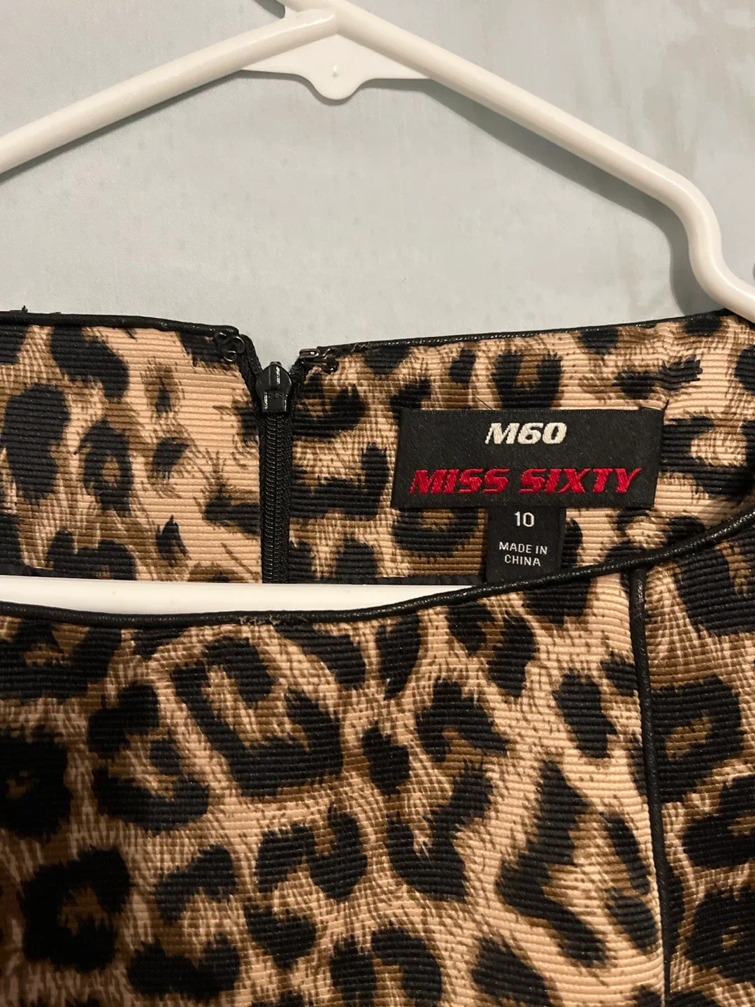 Miss Sixty Leopard Print Dress - Size 10 image indicator(2)