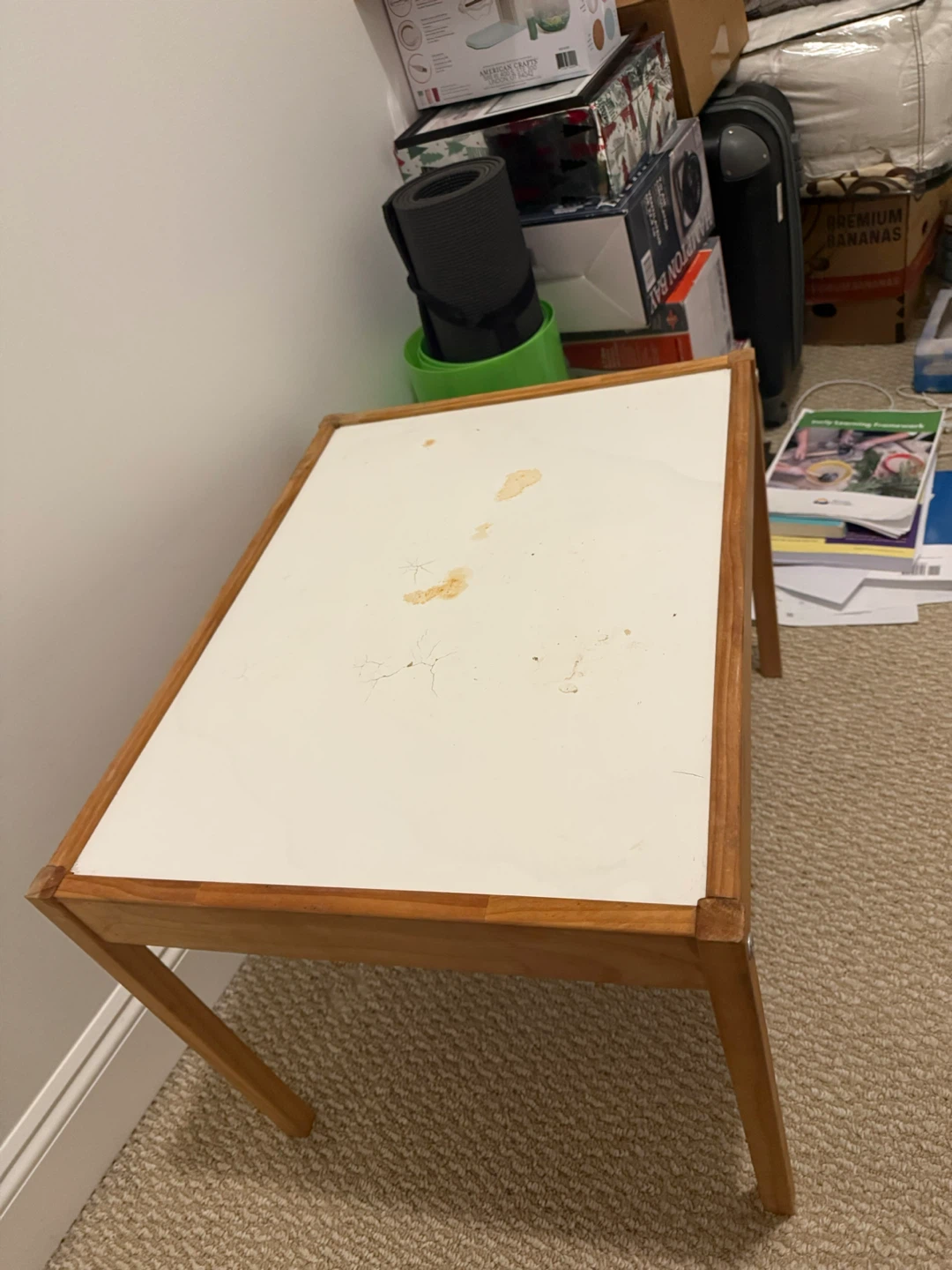 Kids Activity Table - Wood Frame