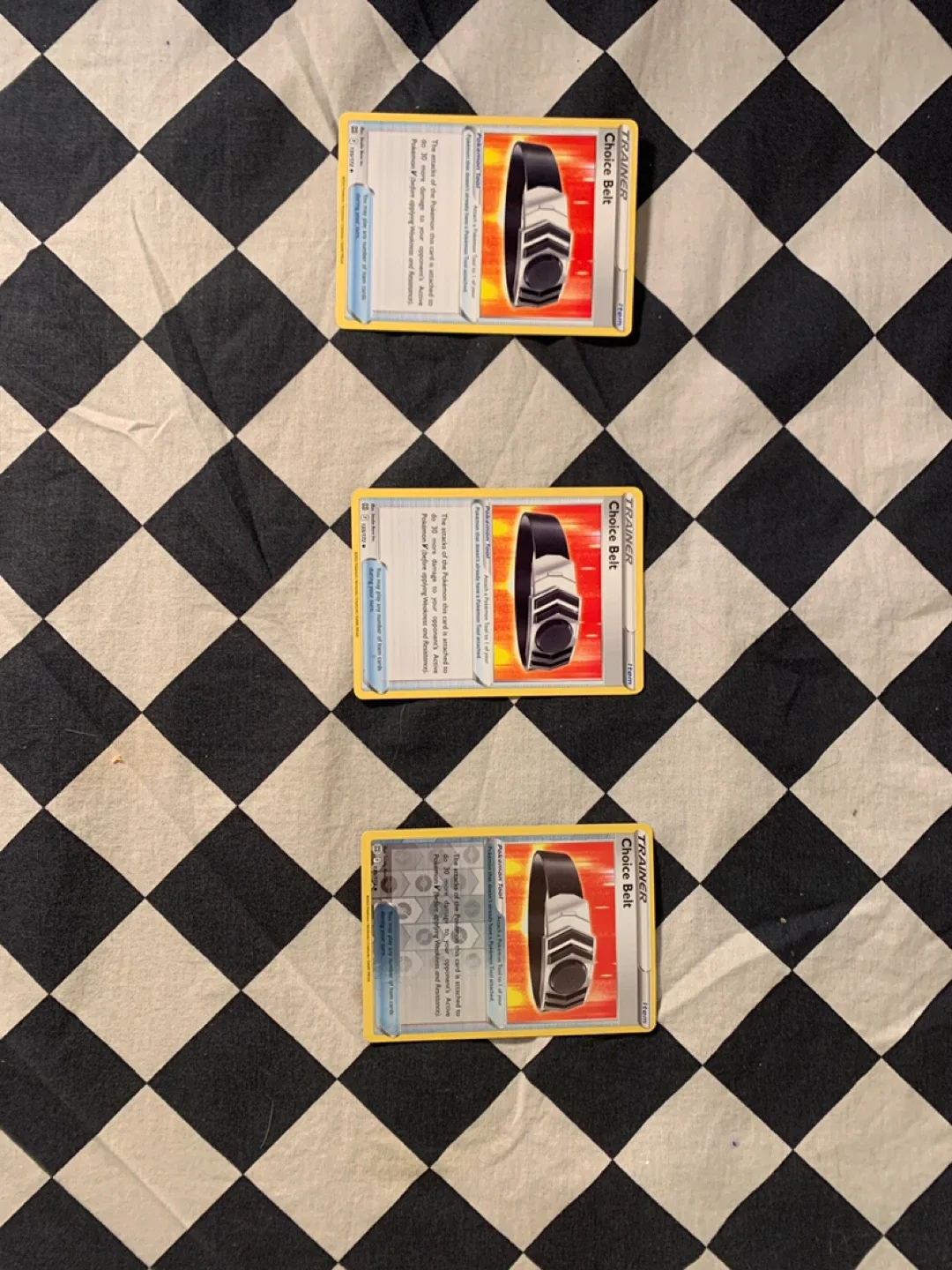 Pokemon Choice Belt Trainer Card