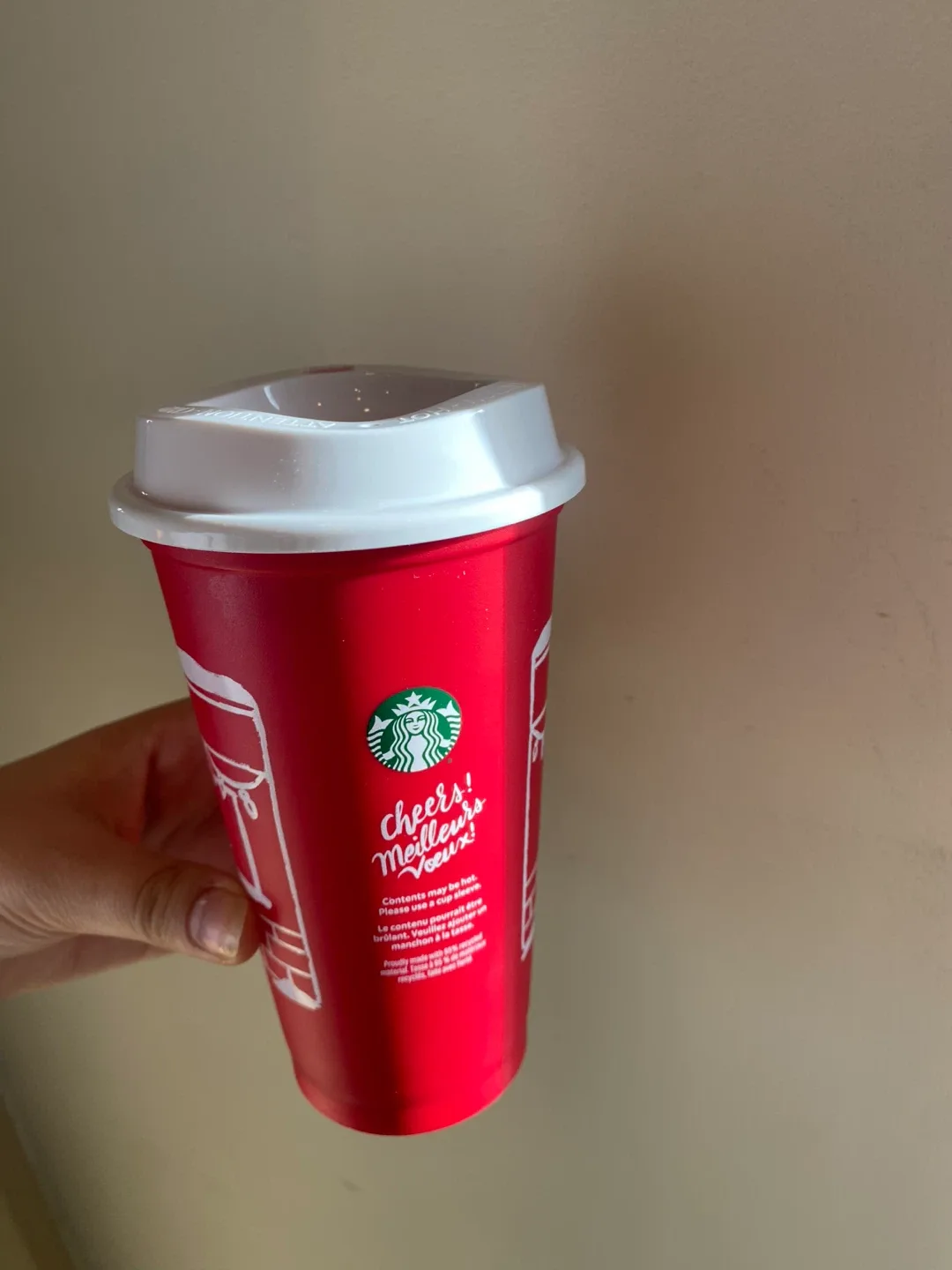 Starbucks Red Holiday Hot Cup image indicator(2)