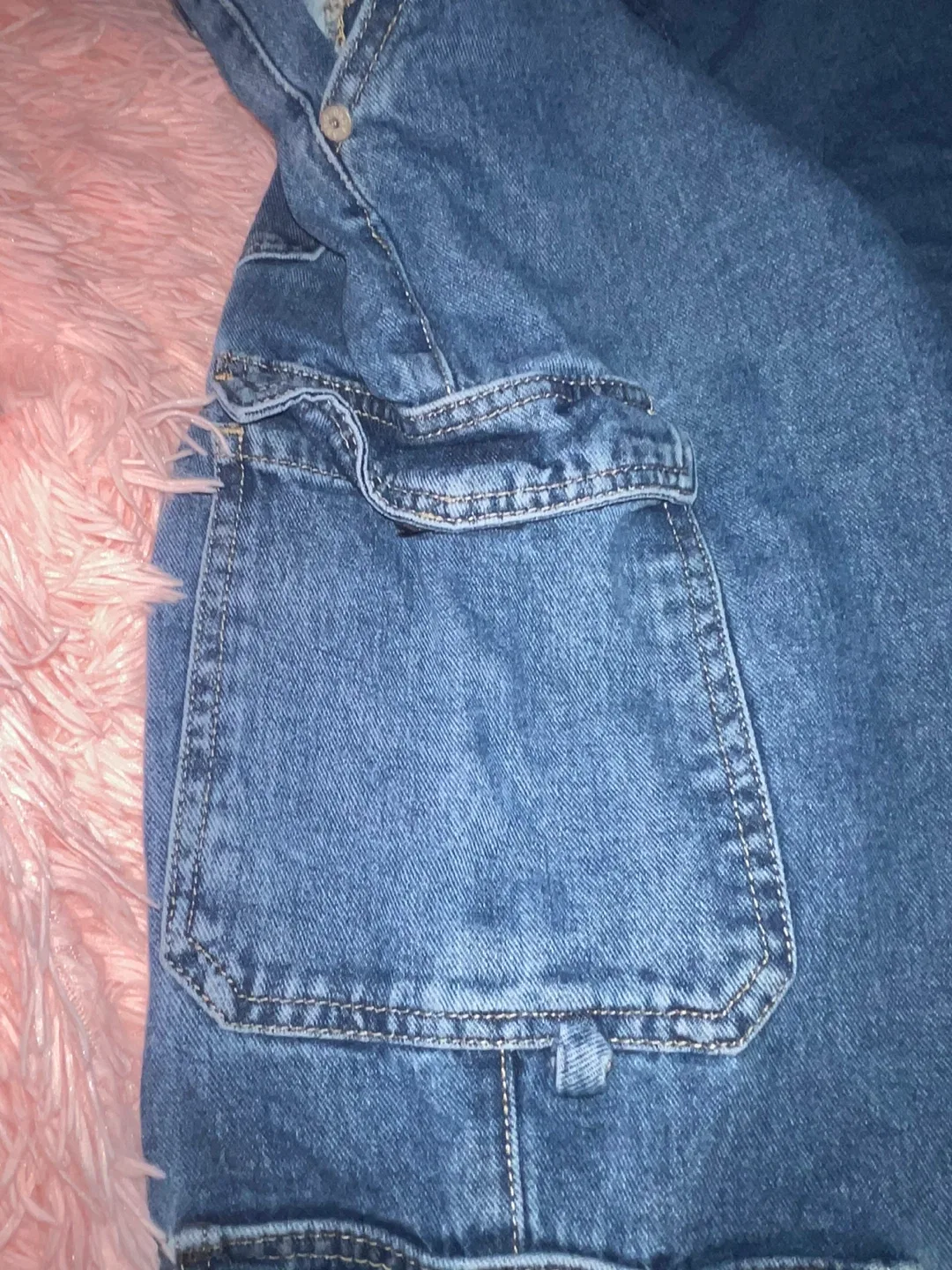 Aeropostale Denim Cargo Pants image indicator(3)