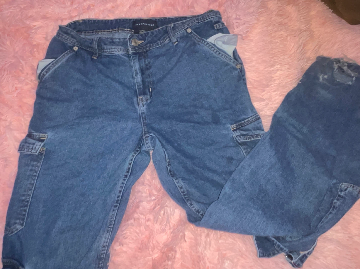 Aeropostale Denim Cargo Pants