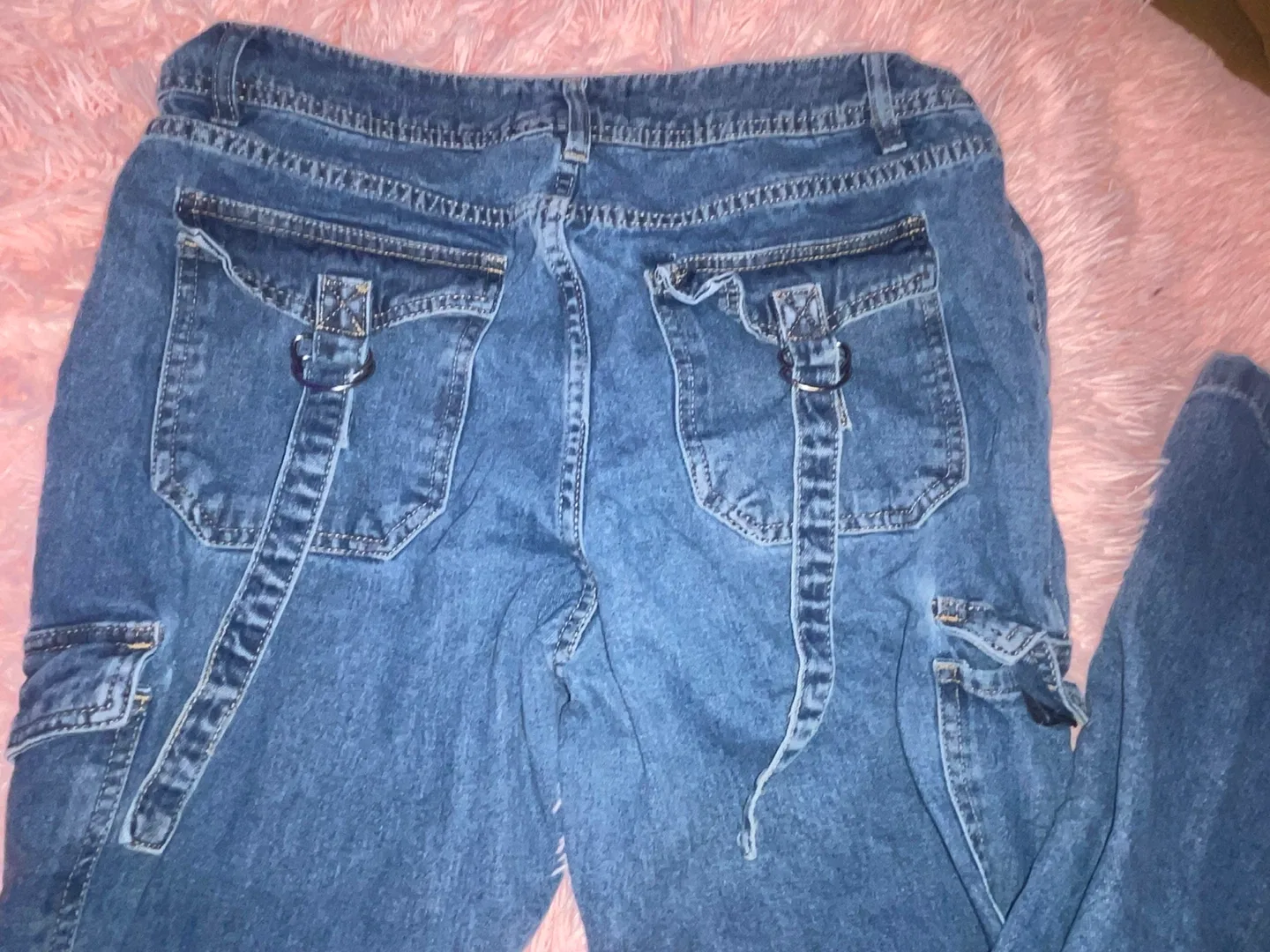 Aeropostale Denim Cargo Pants image indicator(2)