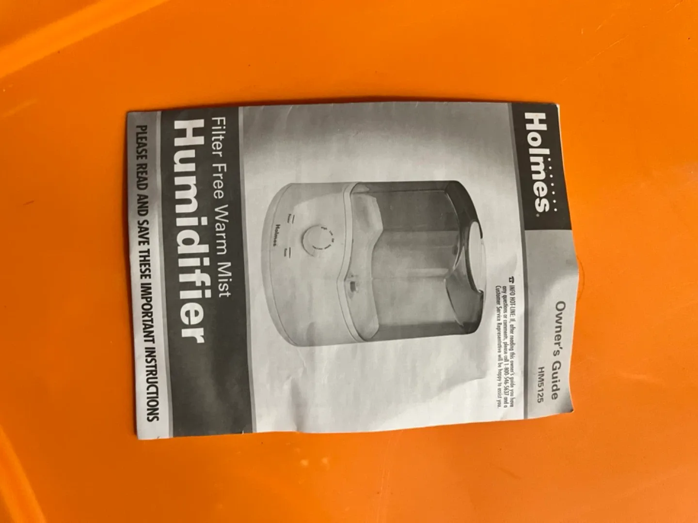 Holmes Filter Free Warm Mist Humidifier HM5125 image indicator(2)