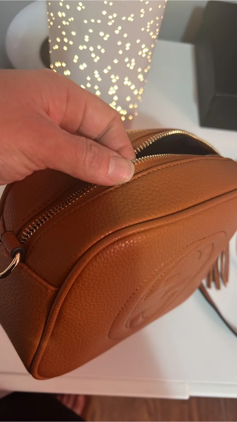 Gucci Inspired Brown Leather image indicator(2)