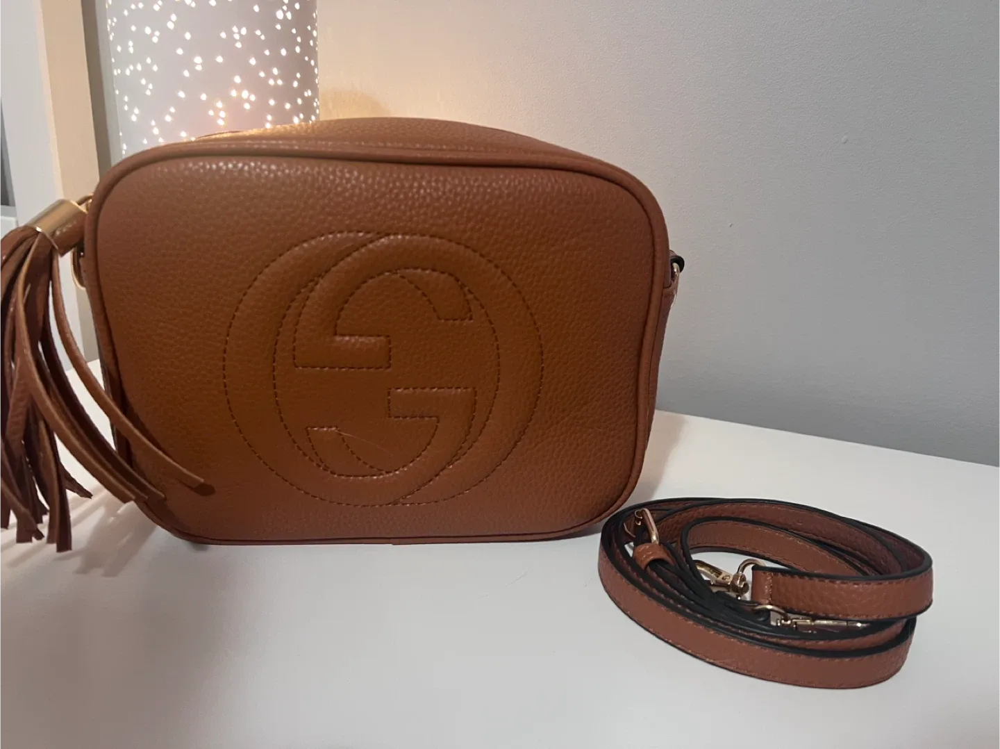 Gucci Inspired Brown Leather