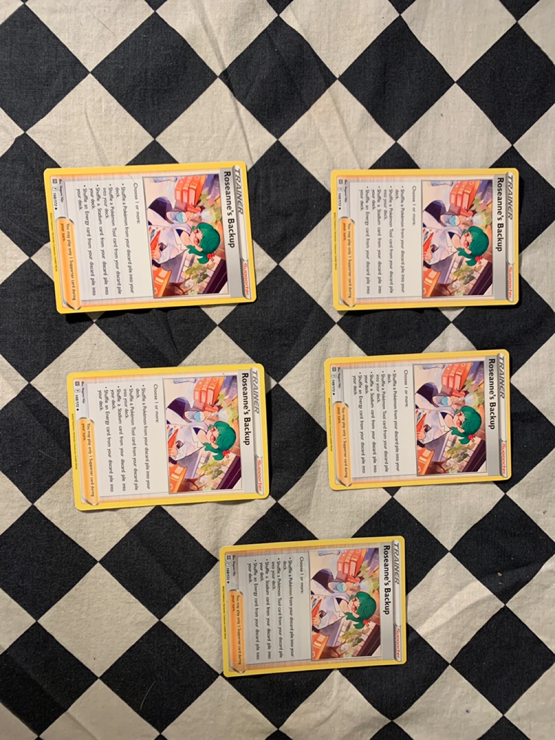 Roseanne's Backup Trainer Card