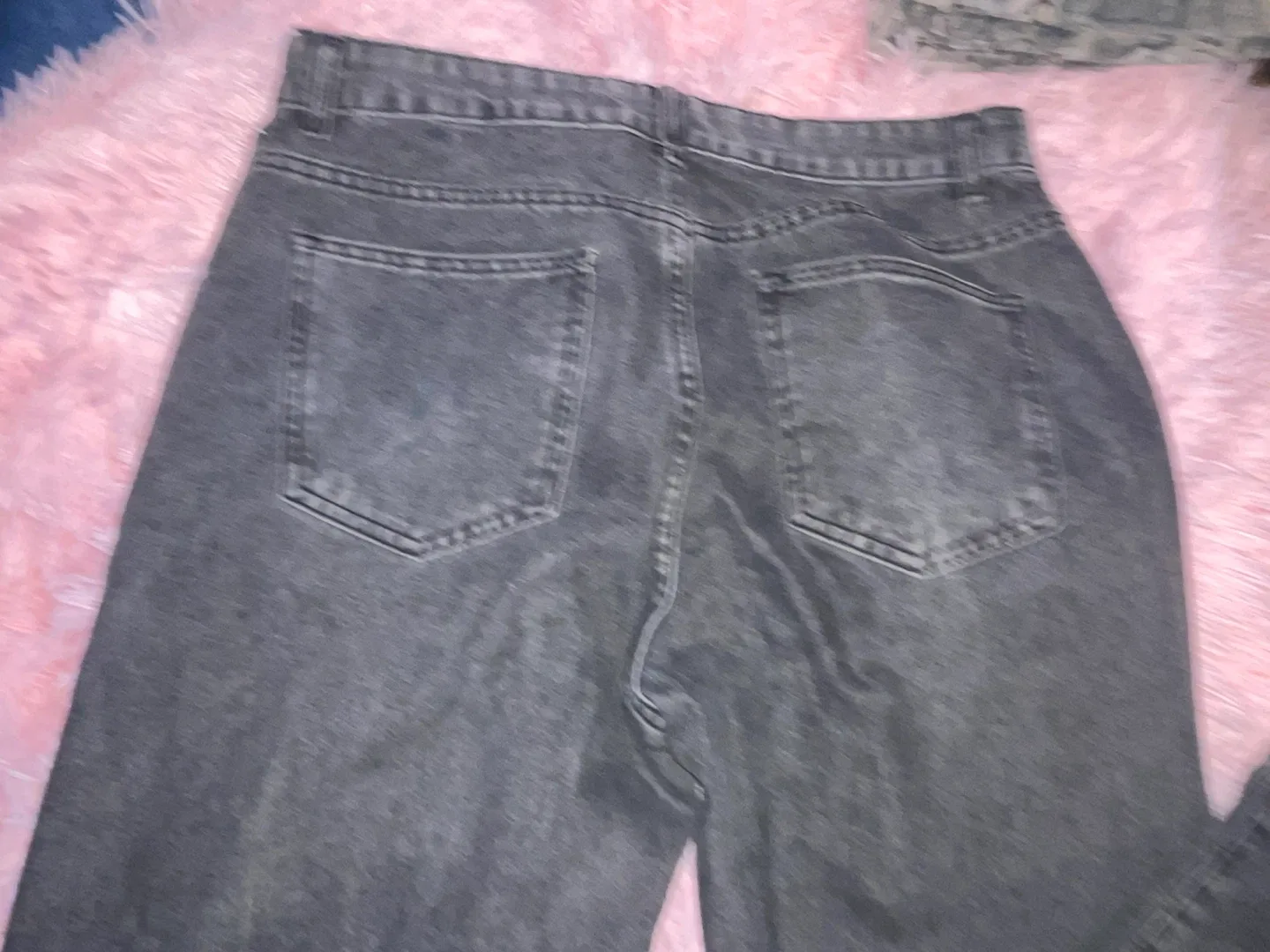 Grey Jeans with Star Design image indicator(2)