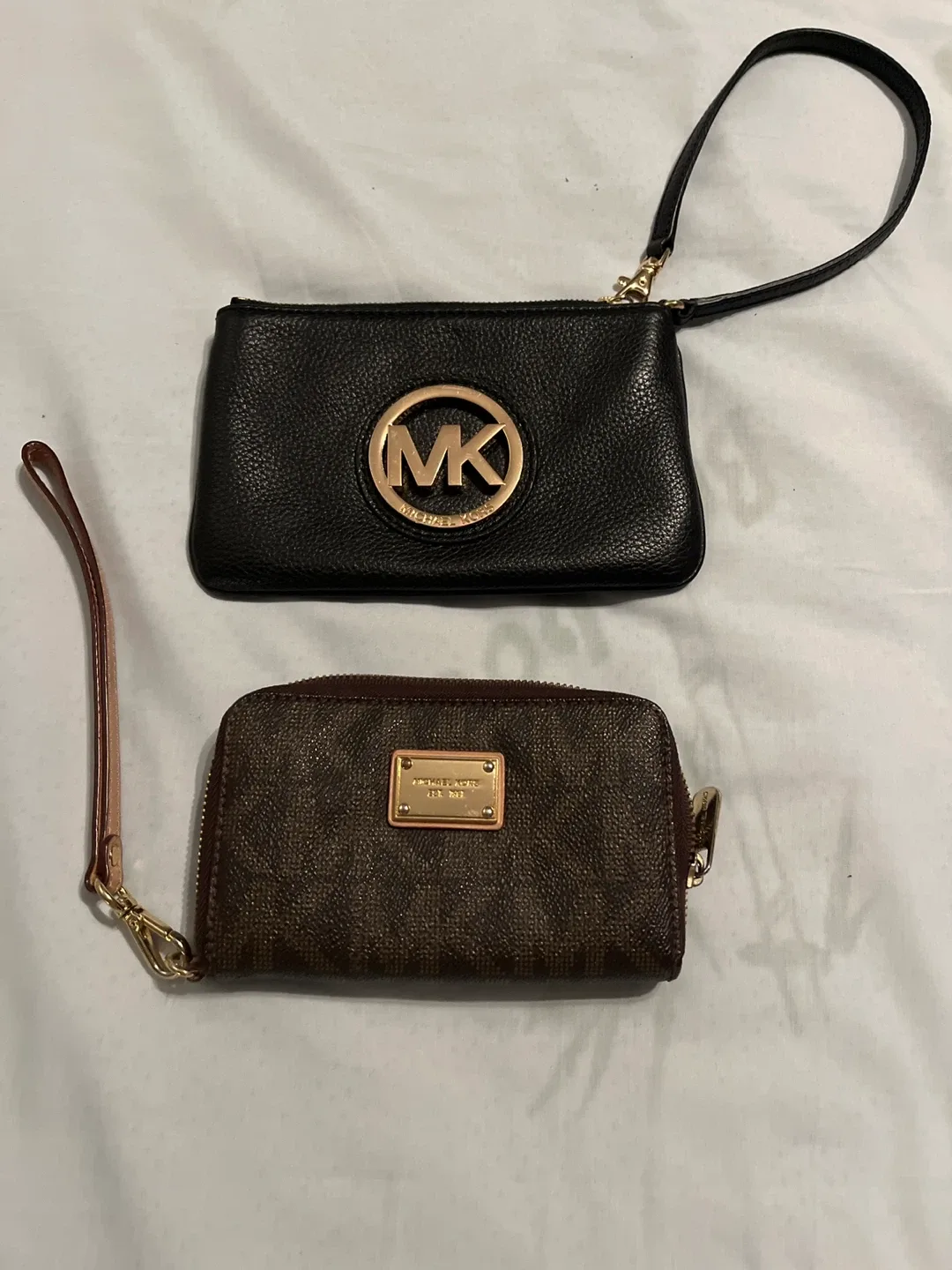 Michael Kors Wristlets - Black or brown $40 each