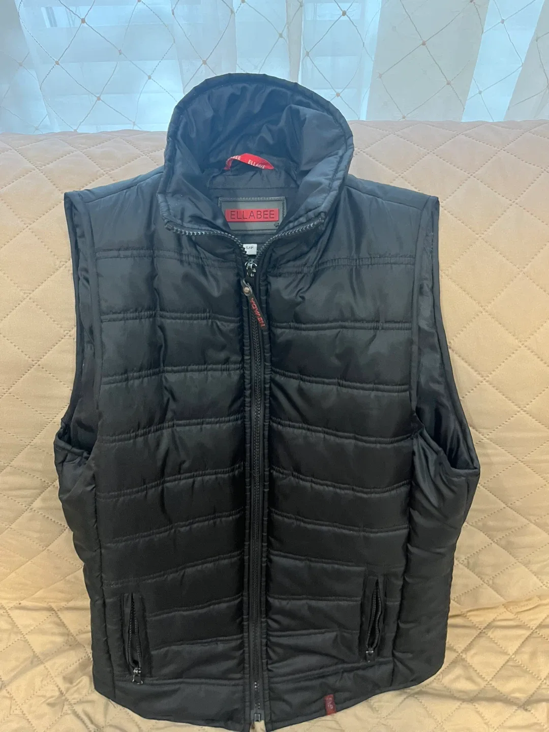 Ellabee Black Puffer Vest