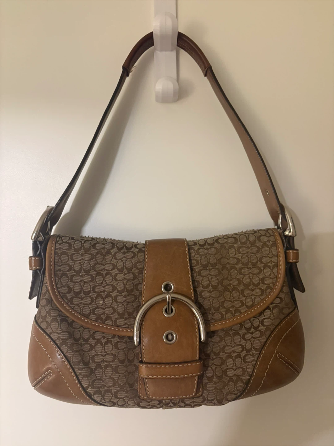 Coach Soho Canvas and Leather Shoulder Bag
