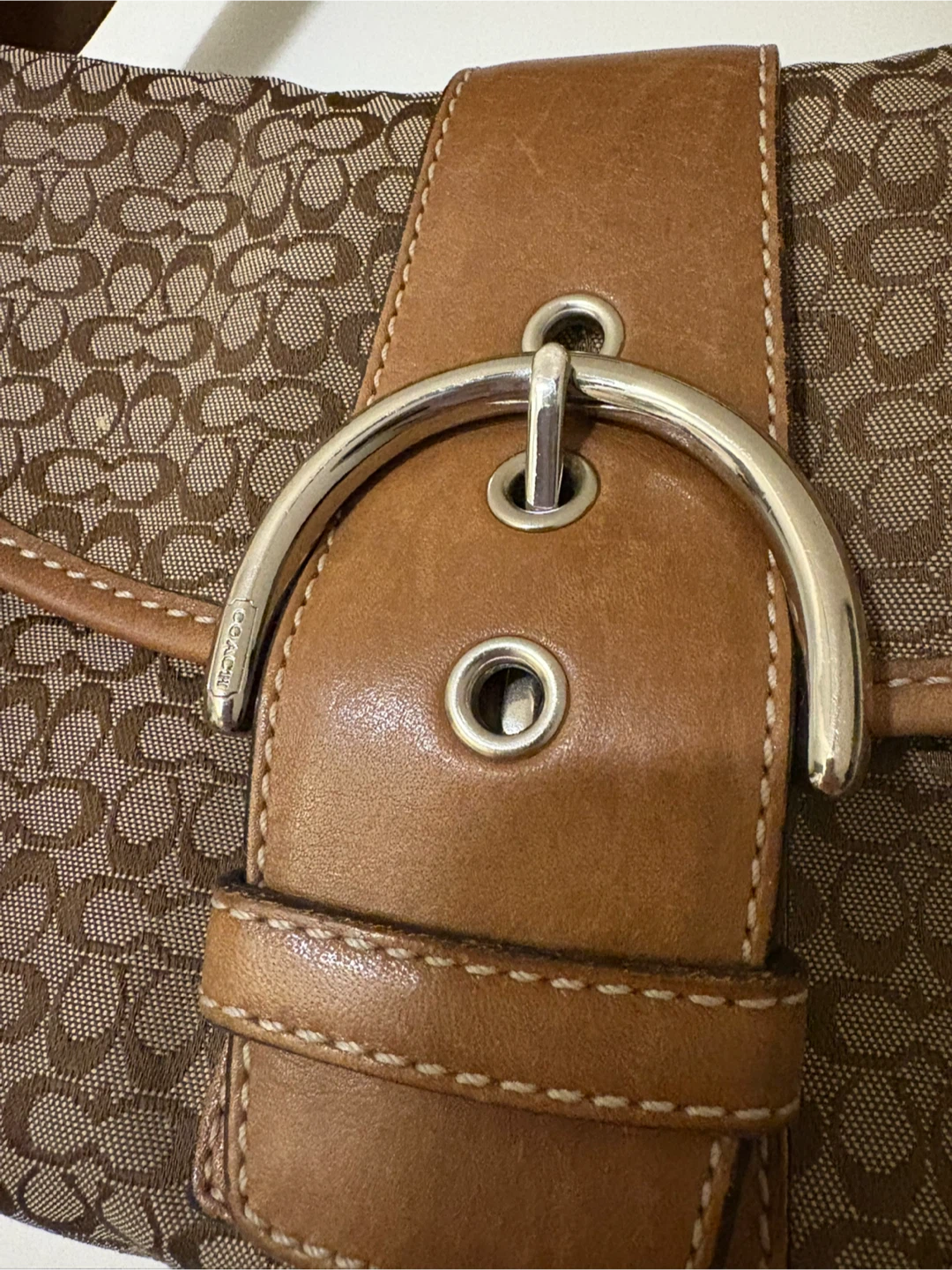 Coach Soho Canvas and Leather Shoulder Bag - photo 3
