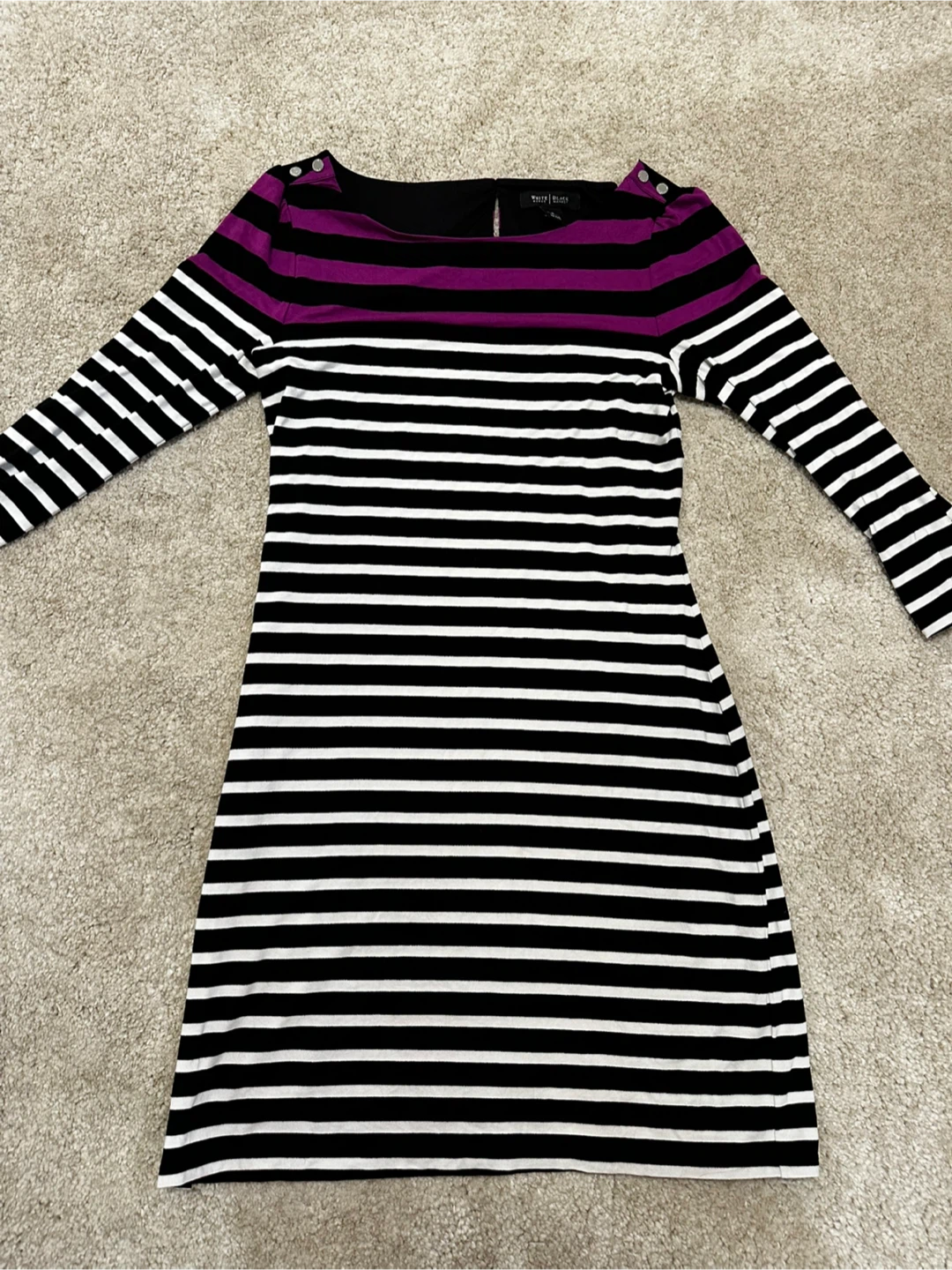 White House Black Market Striped Dress - Size S