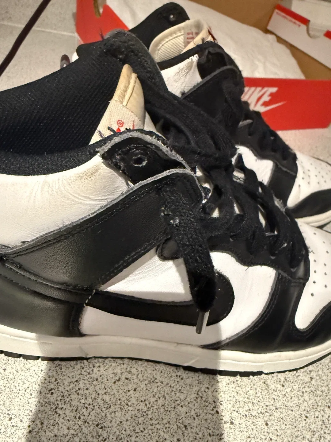 W Nike Dunk High Panda, US 7.5 image indicator(5)