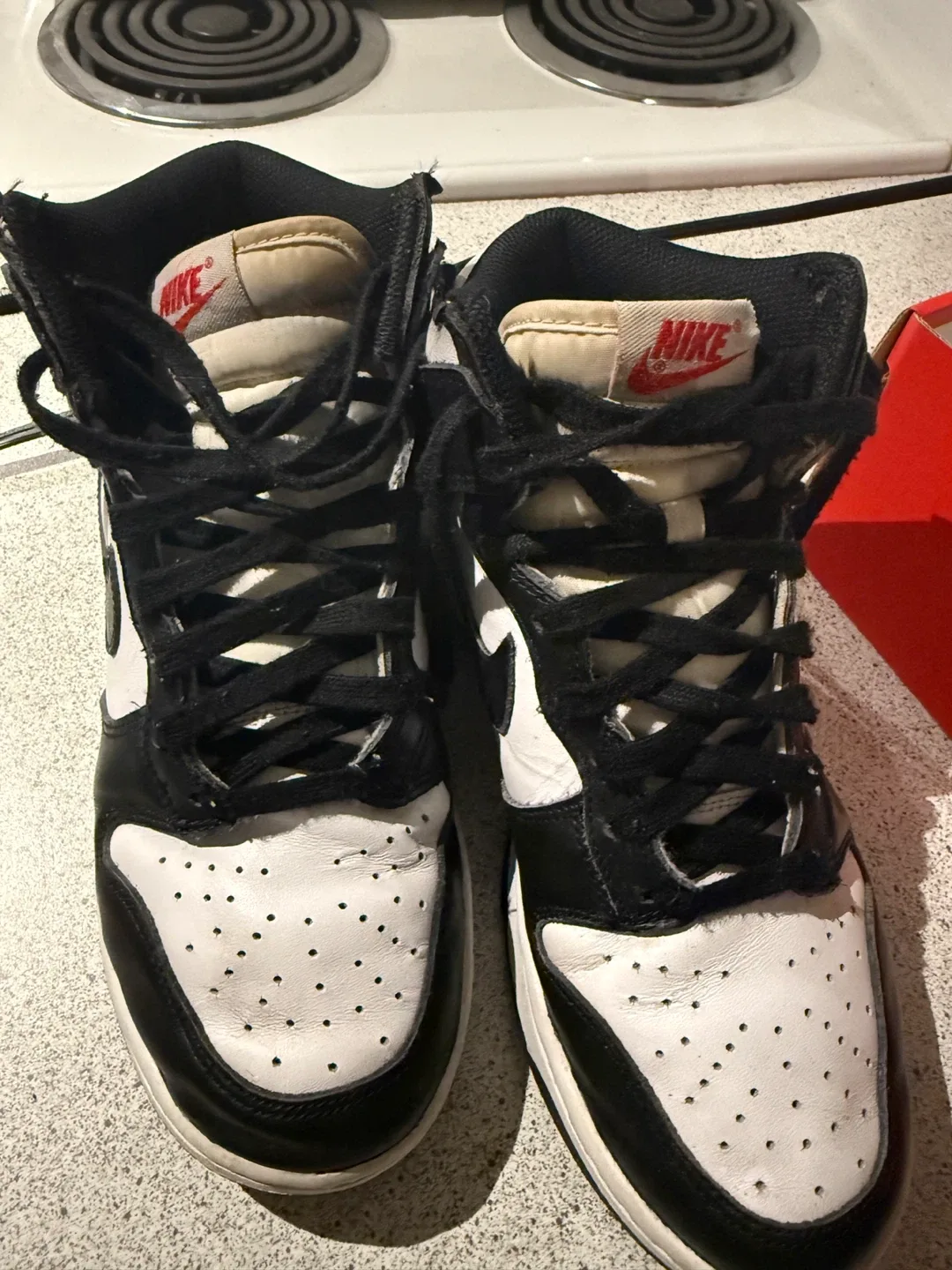 W Nike Dunk High Panda, US 7.5 image indicator(4)