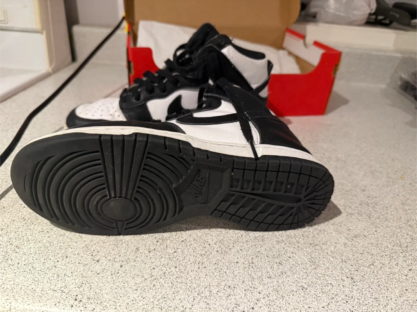 W Nike Dunk High Panda, US 7.5 image indicator(7)