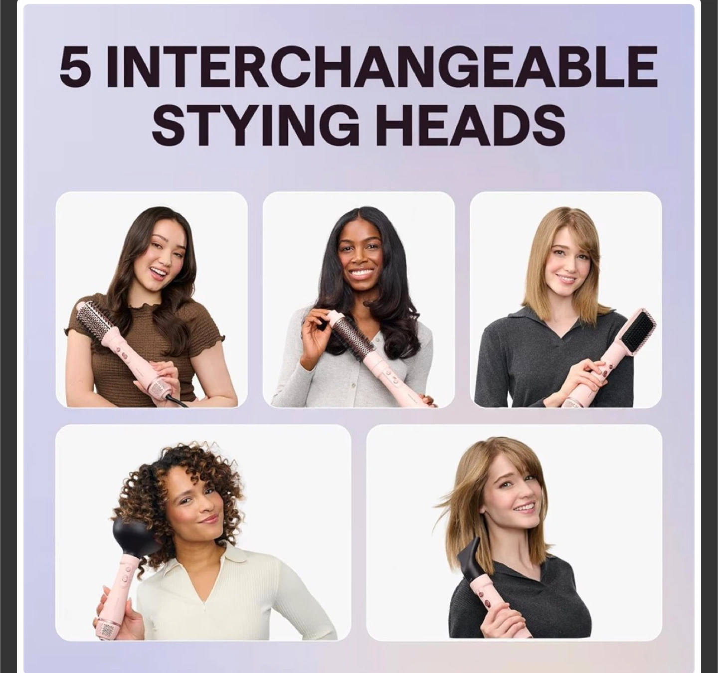Wavy Talk 5-in-1 Hot Air Brush - photo 3